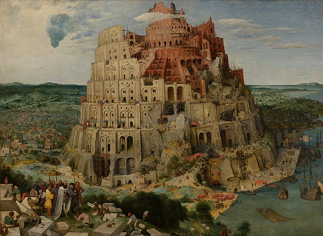 The Tower or Babel, 1563, Pieter Bruegel the Elder